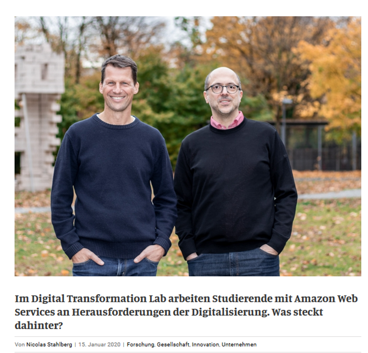 Lars Schmitz mit Dr. Florian Allwein