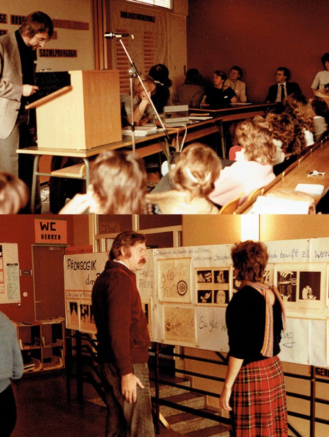 1980er Jahre: Politisches Engagement des Fachbereichs Soziale Arbeit (Foto: Hochschule München/Sammlung Sandmann)