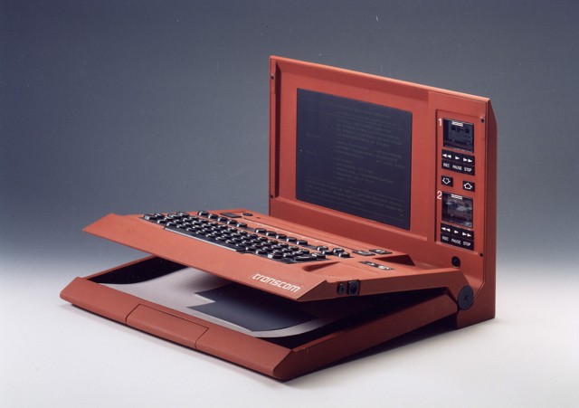 Als Diplomarbeit stellte Christoph Böninger 1982 eine der weltweit ersten Laptop-Studien vor (Foto: Christoph Böninger)