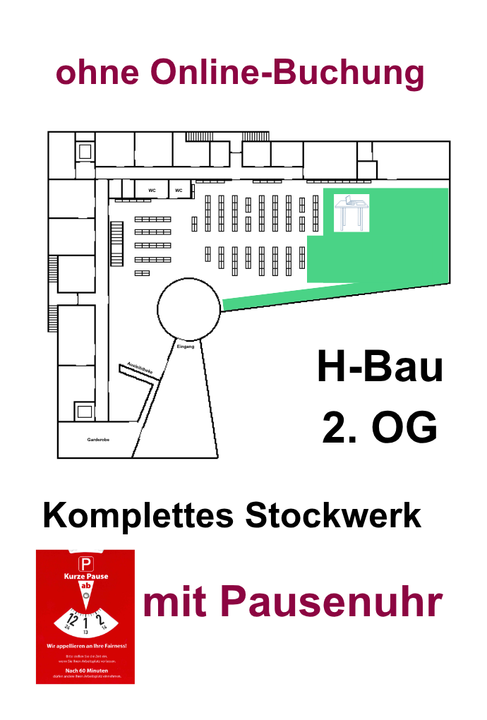 Bibliotheksplan Reservierung