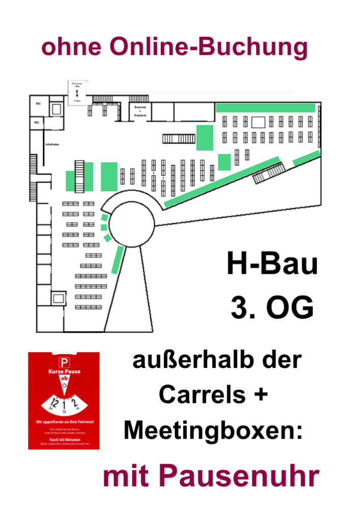 Bibliotheksplan Reservierung