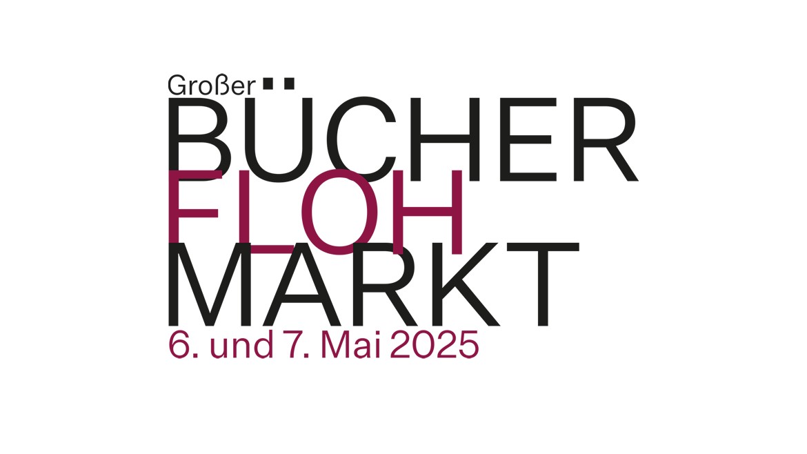 Bücherflohmarkt Mai 2025 (Grafik: Bibliothek) Bücherflohmarkt Mai 2025