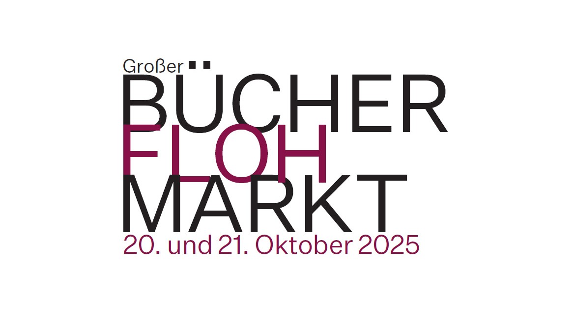 Bücherflohmarkt Oktober 2025 (Grafik: Bibliothek) Bücherflohmarkt Oktober 2025