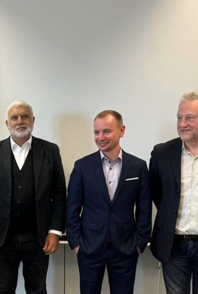 Hauke Hirsch und Madjid Madjidi