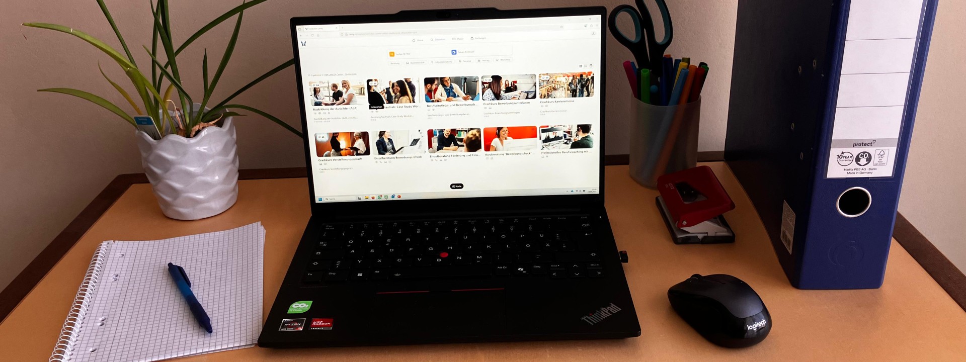 Anmeldung zu allen CARRER Center Veranstaltungen über anny