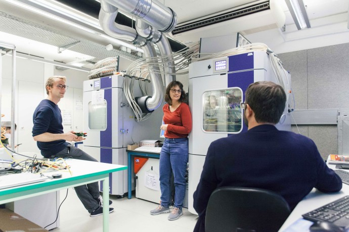 Forschung an der Hochschule München (Foto: Sigrid Reinichs) Symbolbild Forschung an der Hochschule München