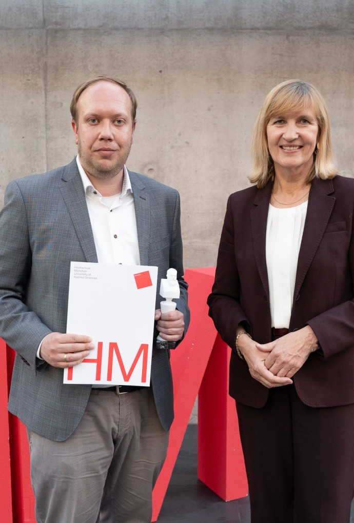 Oskarpreisträger 2026 für Promotion verliehen bei der Oskar-von-Miller-Feier der Hochschule München: Dr. Maximilian Spellauge