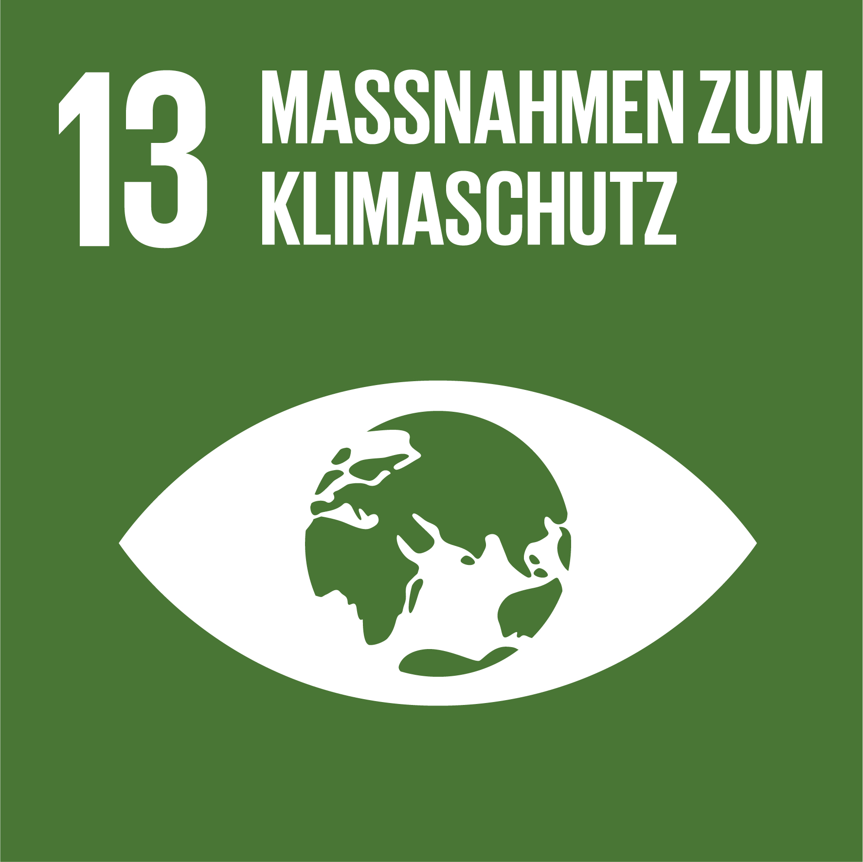 Icon Sustainable Development Goals SDG Nachhaltigkeitsziel Massnahmen zum Klimaschutz