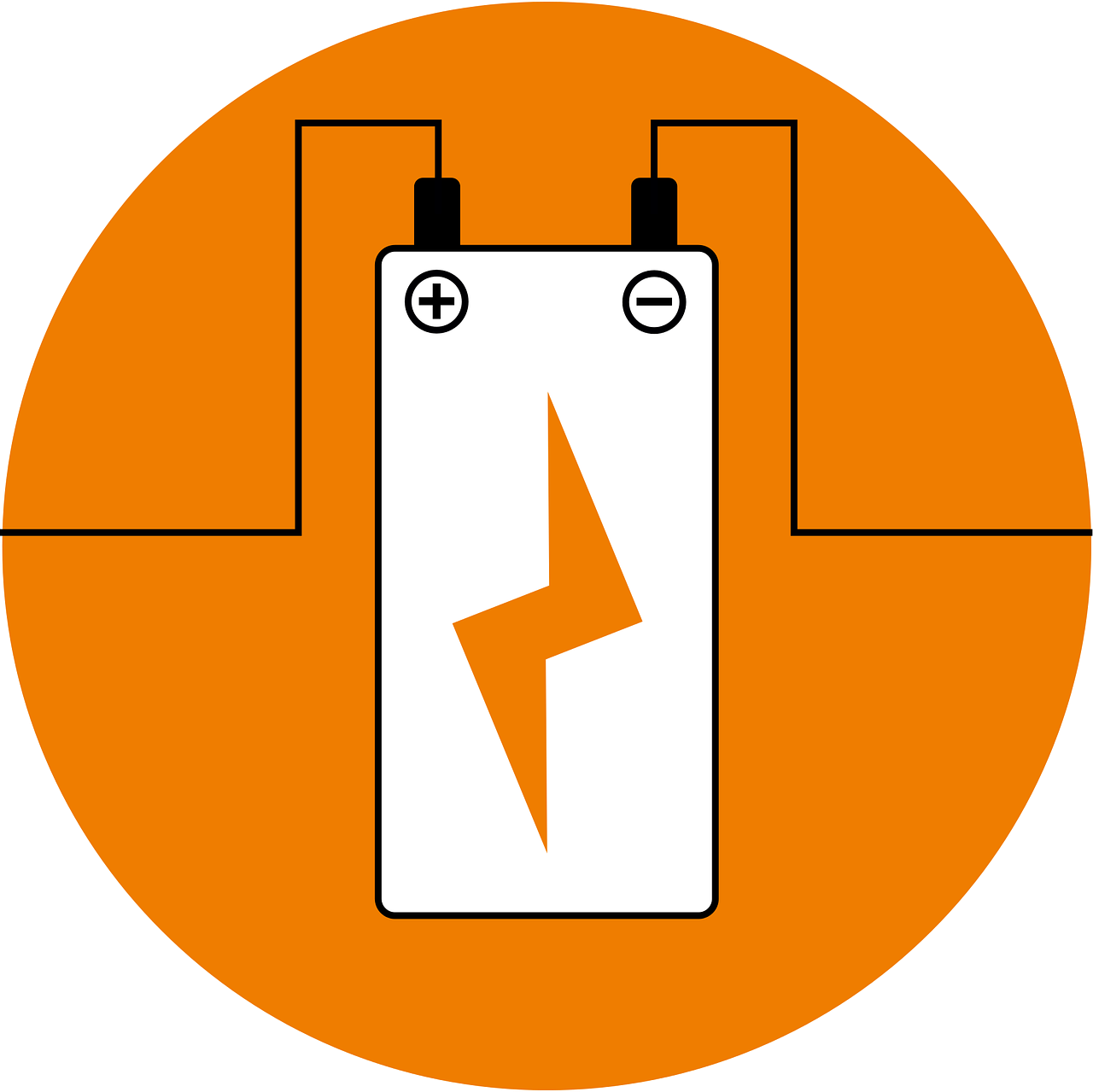 Batteriealterung und Pareto-optimale Betriebsstrategie (Grafik: Pixabay) Das Bild zeigt eine grafische Darstellung einer Batterie im Betrieb.