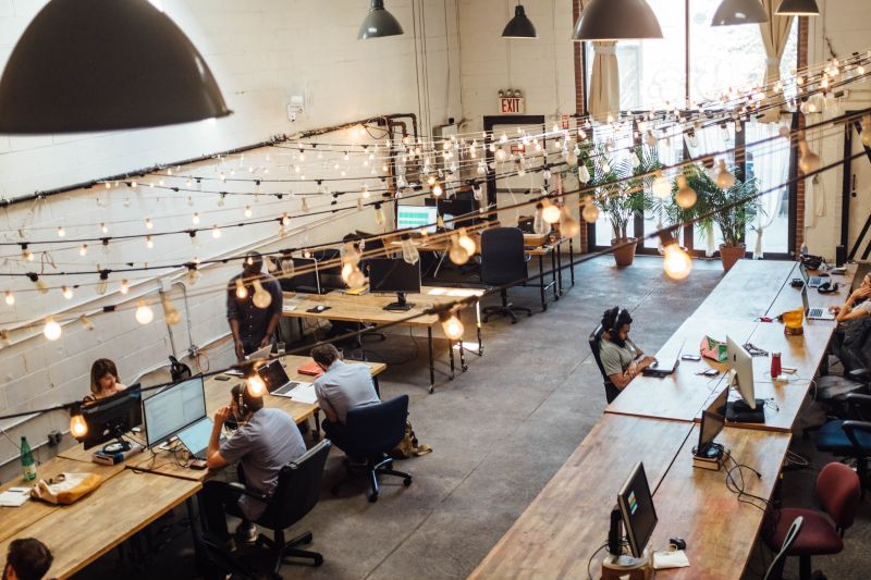 Coworking-Space als Beispiel für New Work
