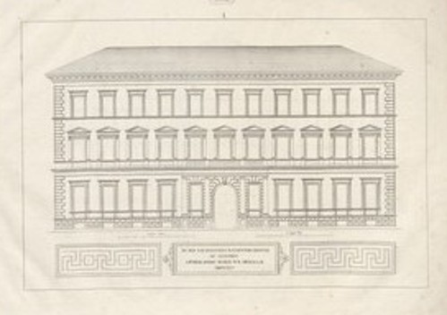 Lehrblatt zum Fassadenbau 1825 