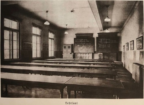 Lehrsaal Staatsbauschule 1920