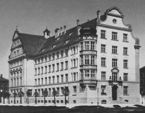 Neugegründete höhere technische Lehranstalt der Stadt München 1924