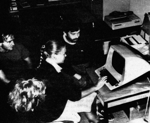 Studierende am Computer