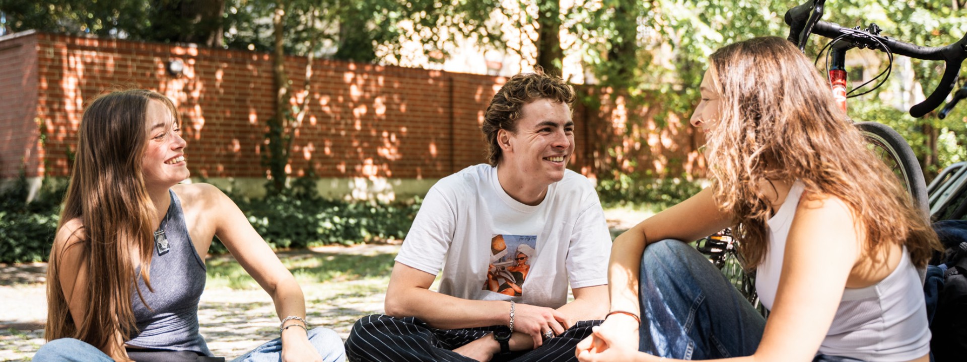 Group of HM students sitting together