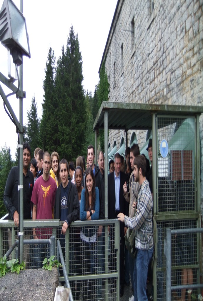 Students at the Walchensee power plant