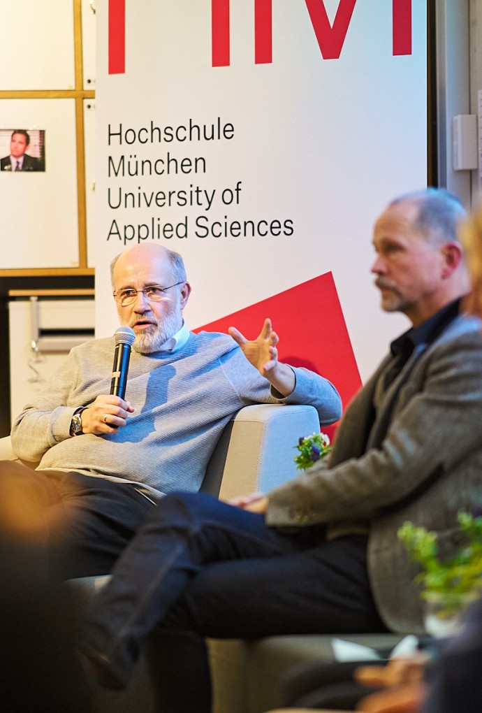 Sprecher am Dialogforum von HM:UniverCity