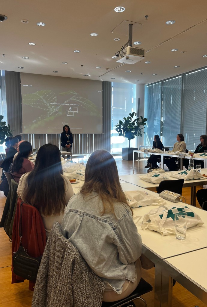 Beim Talk mit einer Expertin