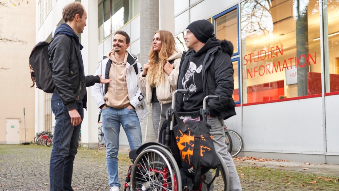 Studierende mit Beeinträchtigungen an der Hochschule München