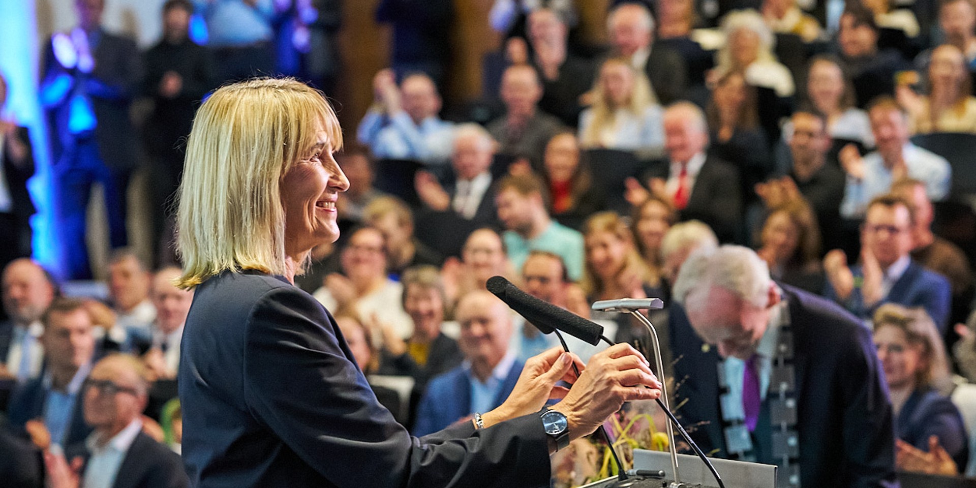 HM-Präsidentin Sonja Munz hält ihre Amteinführungsrede 