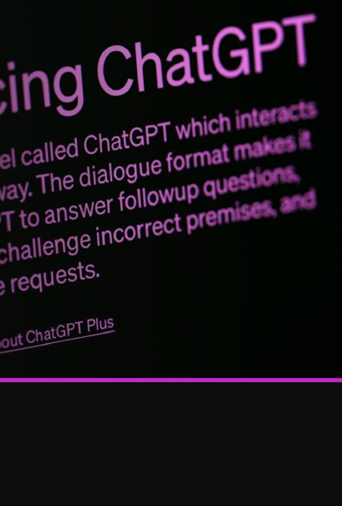 ChatGPT Präsentation Technologie