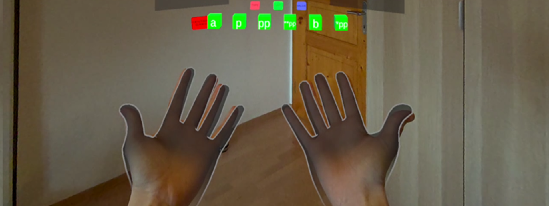 Virtuelle Annimation eines Versuchaufbaus