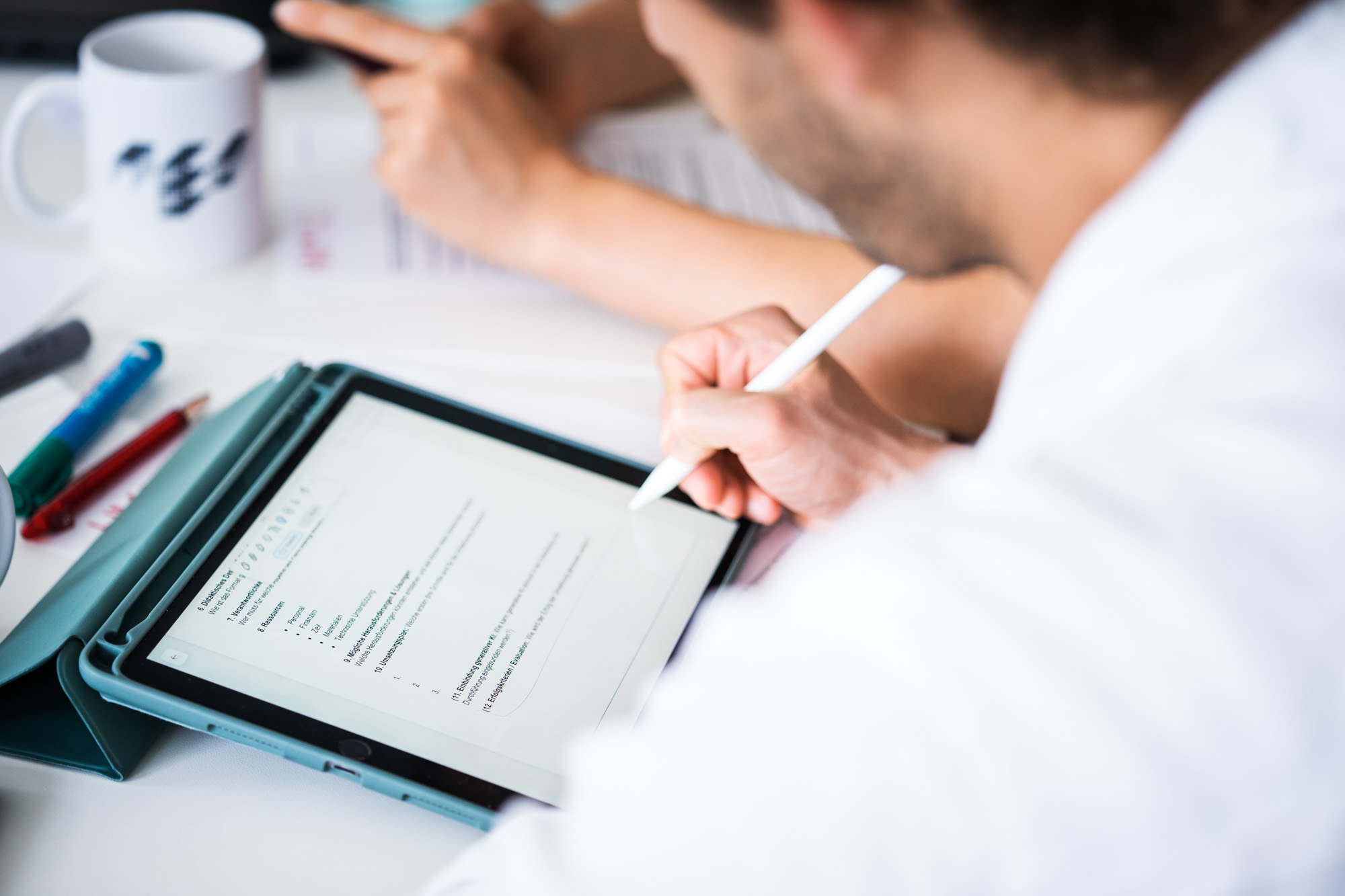 Tablet Bildschirm