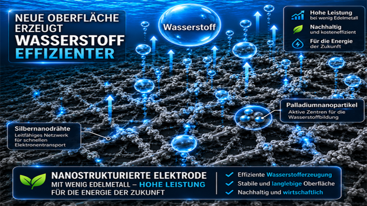 Wasserstofferzeugung an neuen Oberflächen