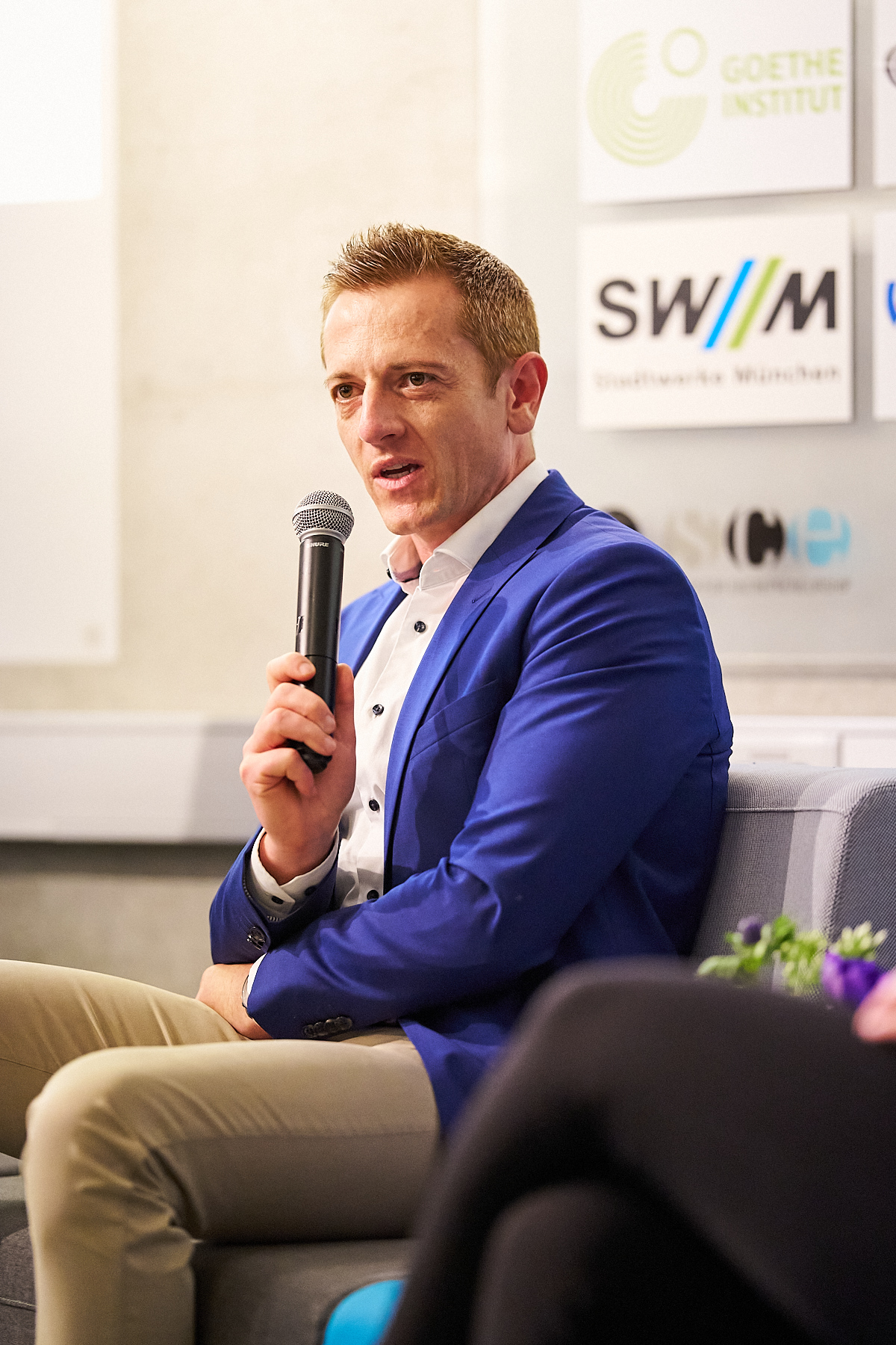 Sprecher am Dialogforum von HM:Univercity