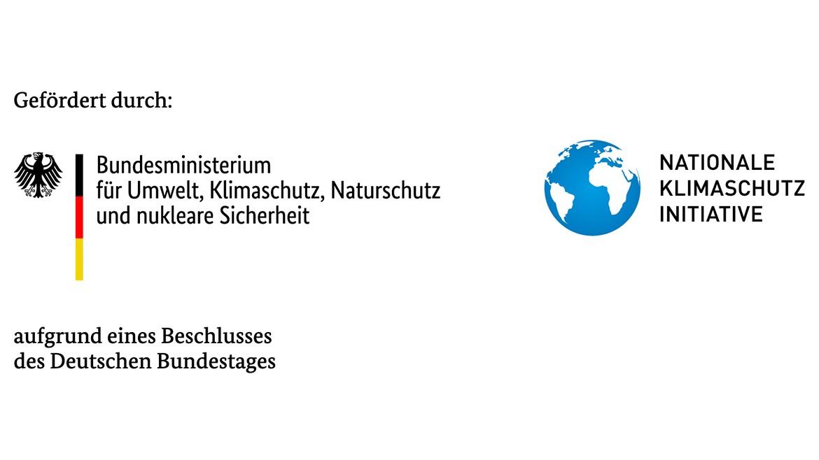 Logo des Fördermittelgebers BMUKN und der Nationalen Klimaschutzinitiative