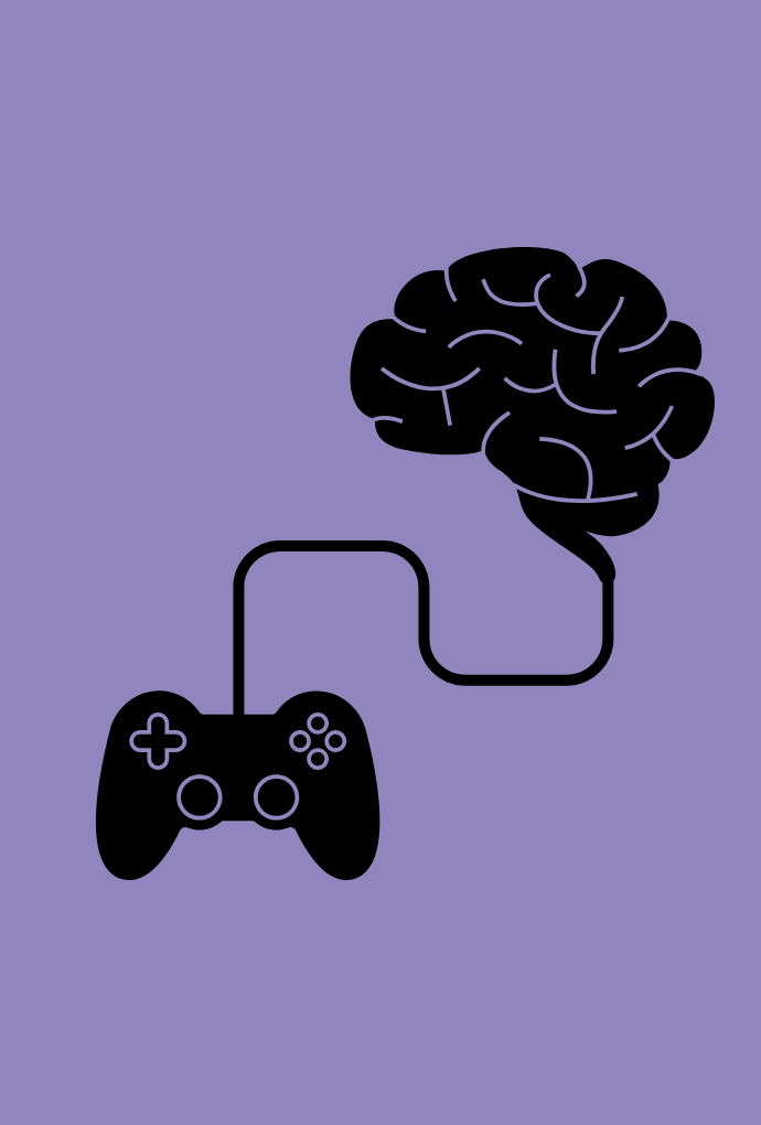 Mindsnacks-Schmuckbild: Zocken (Grafik: Annika Goepfrich / Studio Sosa)