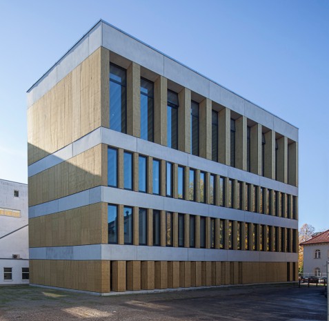Fassade des Erweiterungsbaus (Foto: Michael Heinrich, München)