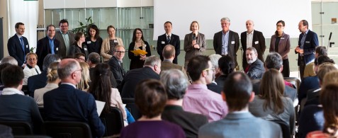Die OHO-ProjektmitarbeiterInnen und Projektleitungen der beiden Hochschulen
