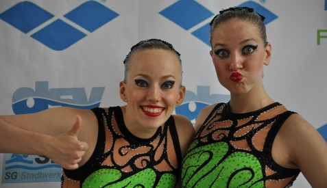 Marlene Bojer mit Justine Seibert - auch im Duett erfolgreich (Foto: Seibert)