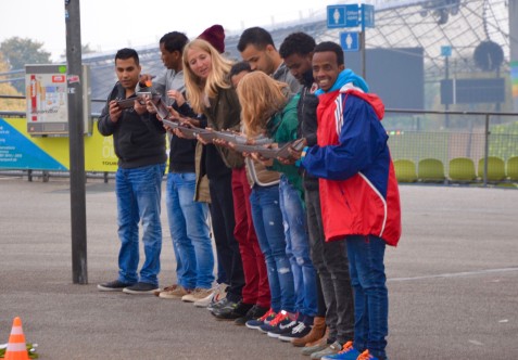 Gemeinsame Ausflüge und die Möglichkeit, die Sprache in der Praxis anzuwenden – das ist ein Programmpunkt bei students4refugees
