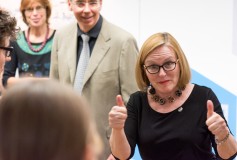 Premierministerin Zille ist vom Projekt begeistert