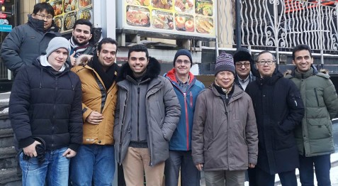 Lorenz Zacherl (1. Reihe, links) mit dem Composite-Team der Concordia Universität, Montreal