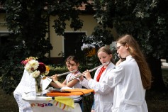 Querflötenmusik gab der Verleihung einen festlichen Rahmen (Foto: Johanna Weber)