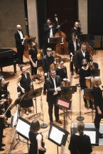 Das Orchester unter Leitung von Prof. Matthias Stoffels (Foto: Johannes Lesser)