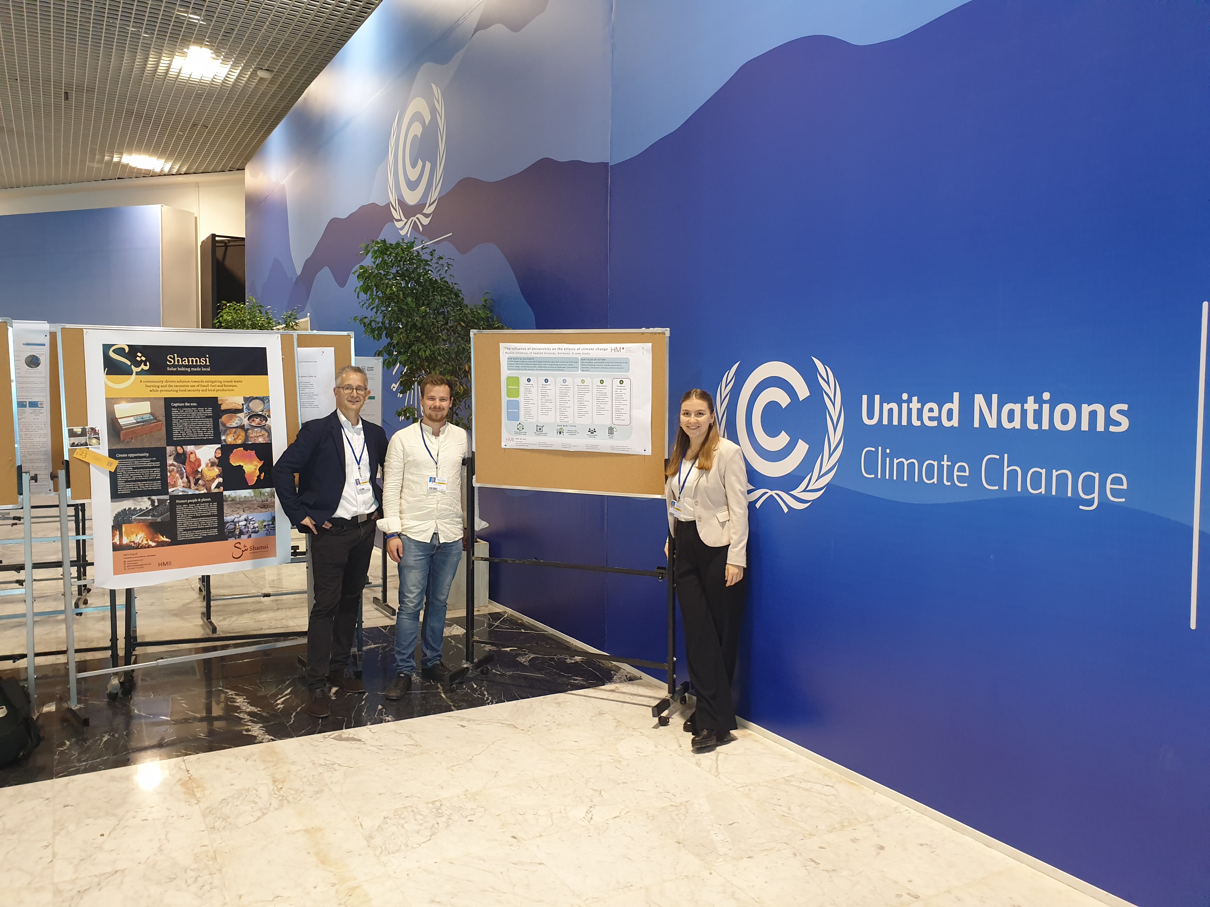 HM präsentiert sich auf der COP27