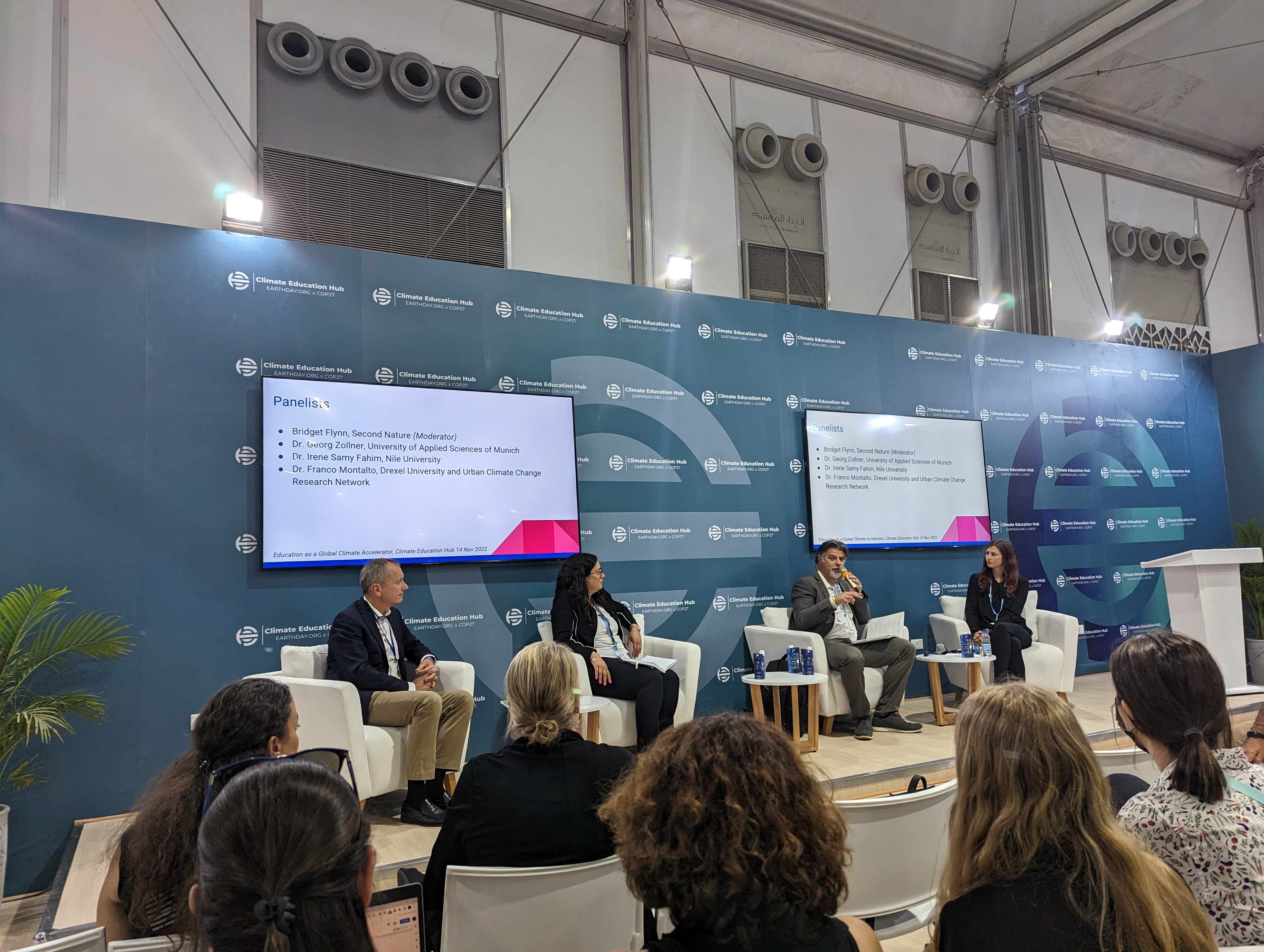 Diskussionsrunde auf der COP27
