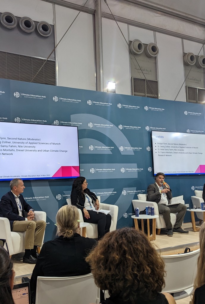 Diskussionsrunde auf der COP27
