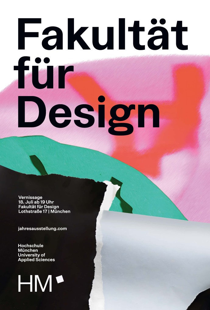 Einladung Reveal Jahresausstellung Fakultät für Design 2024