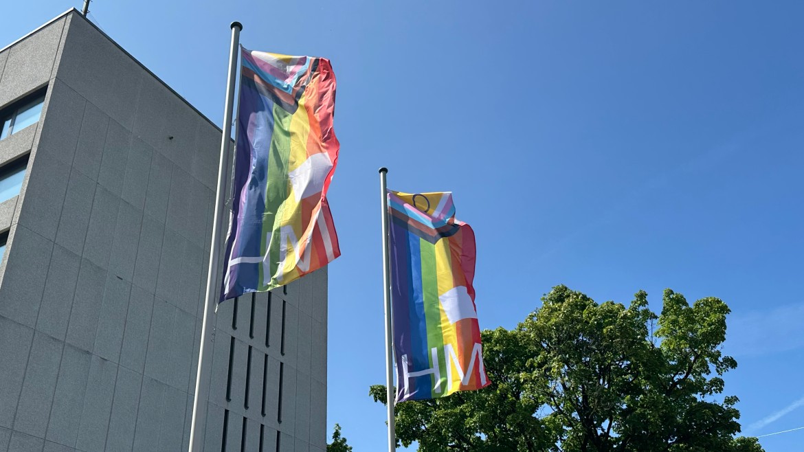 HM-Pride-Flagge (Foto: Lisa Miethke) HM-Pride-Flagge