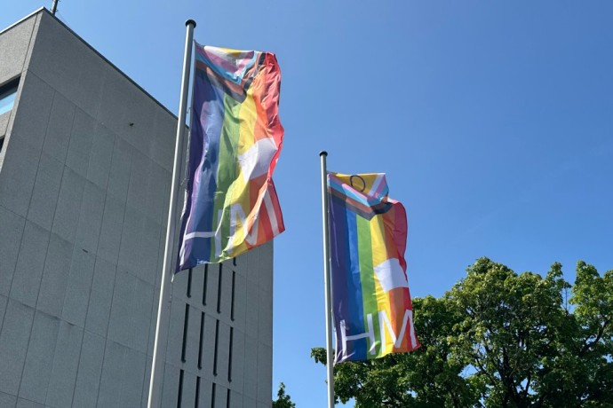 HM-Pride Flag (Foto: Lisa Miethke) HM-Pride Flag