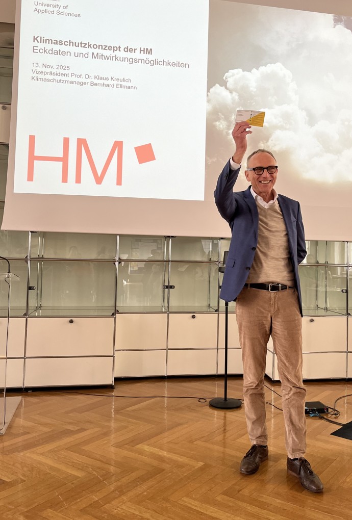 HM-Vizepräsident für Lehre Prof. Dr. Klaus Kreulich