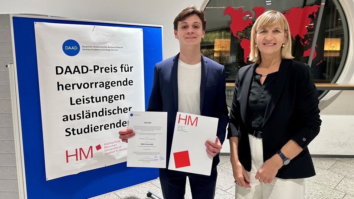 Jules Cheminot bei der DAAD-Preisverleihung 2025