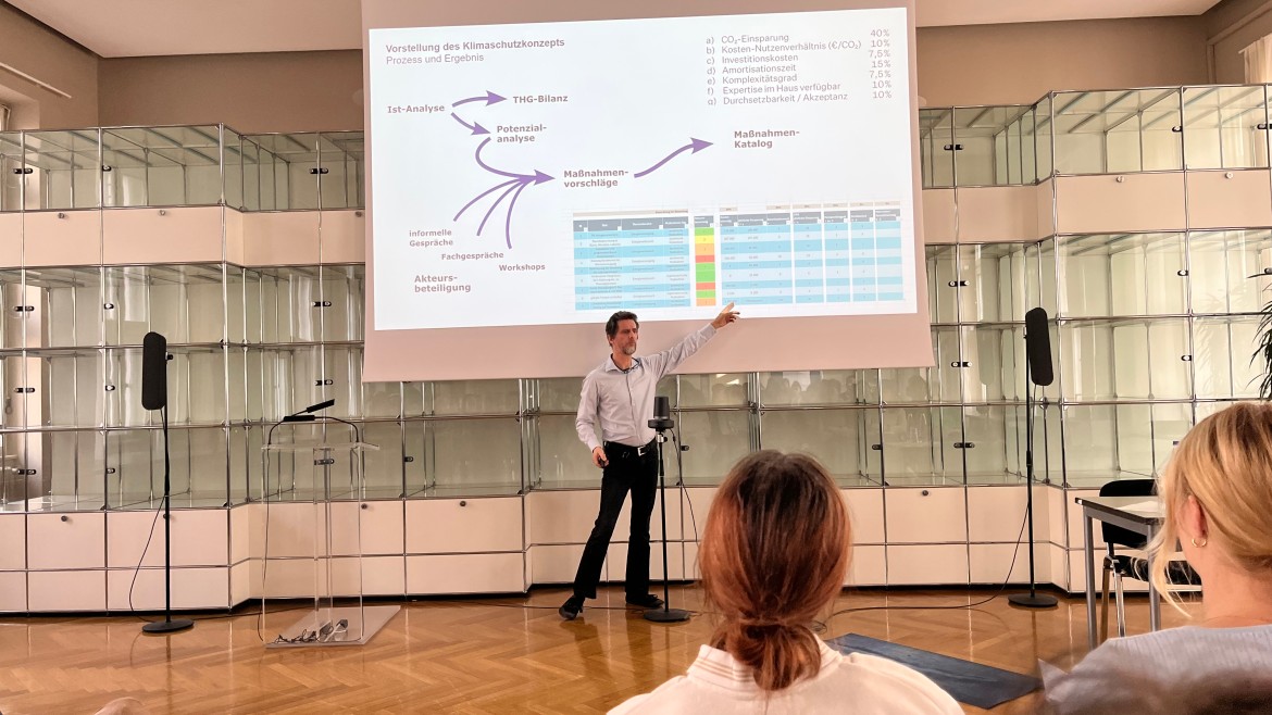 Klimamanager Bernhard Ellmann