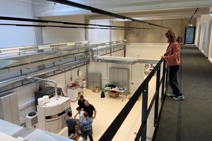 Innenansicht des Transfer- und Innovationszentrums im Oberland