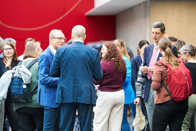 HM-Vizepräsident für Lehre Prof. Dr. Klaus Kreulich im Gespräch